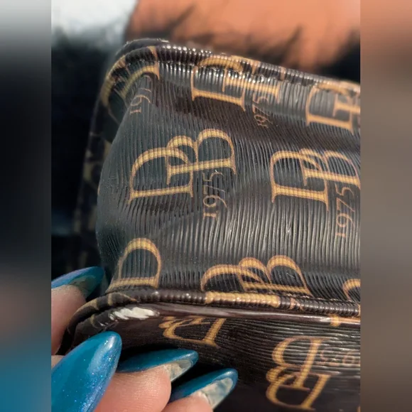 Dooney & Bourke Grace Signature DB Brown Crossbody Bag - Picture 17 of 17